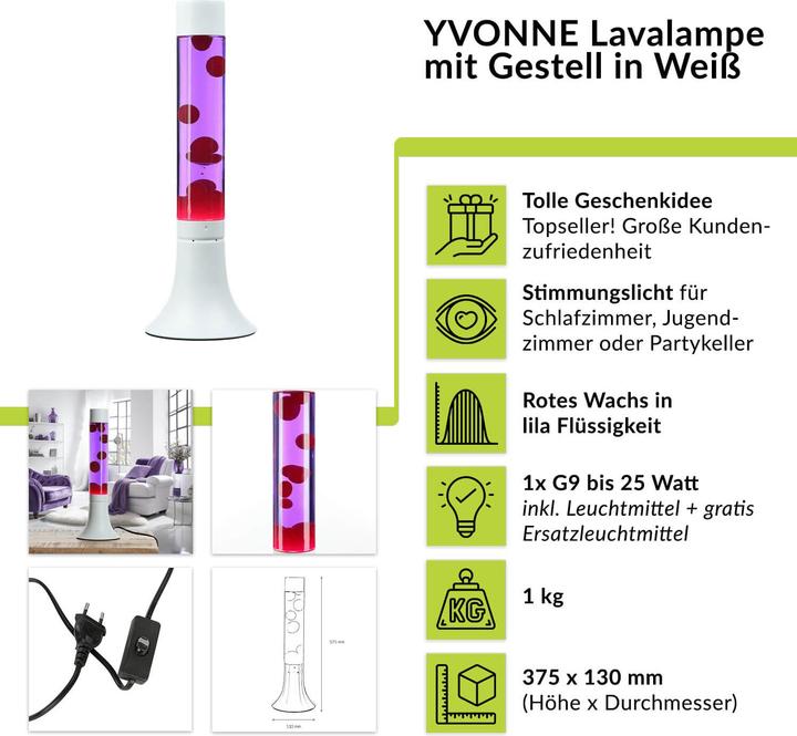 Label énergétique Licht-Erlebnisse Yvonne (210 lm, G9)