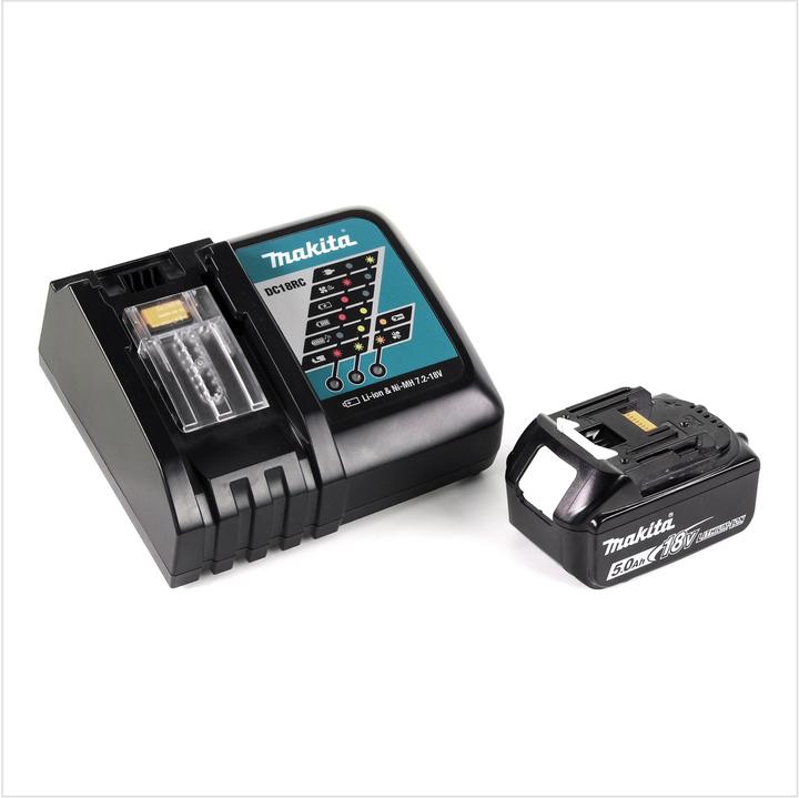Produktbild Makita DUH 601 RT1 Akku Heckenschere 18V 60cm Brushless + 1x Akku 5,0Ah + Ladegerät (Akkubetrieb)