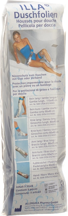 Illa Shower protective film 110x40cm leg (Showers / Bathing)
