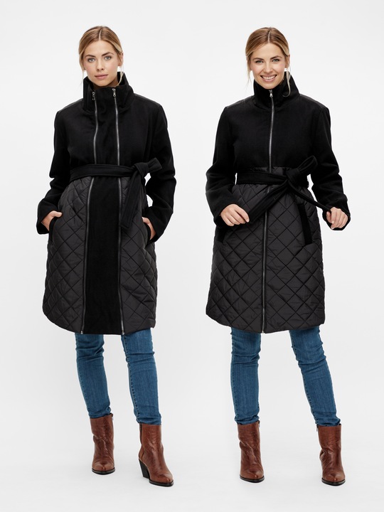 Actual product image Mamalicious MLGIGGY TIKKA 2IN1 MIX JACKET A. Quilted Jacket (L)