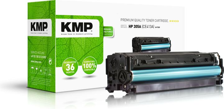 Actual product image KMP H-T159 toner compatible with HP CE 413 A (M)