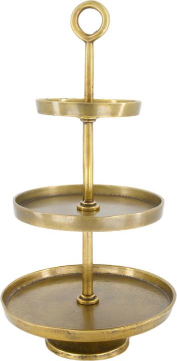 Immagine prodotto Decofinder Alluminio Laax, 3 pezzi, oro H: 47 cm