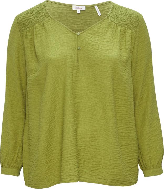 Image du produit S.Oliver Bluse Strukturierte Bluse aus Viskosemix mit Smok Detail (48)
