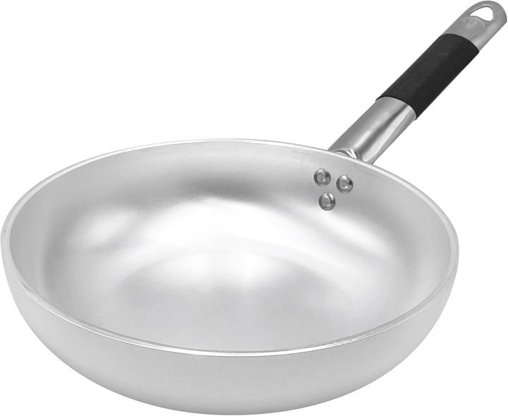 Pentole Agnelli Aluminium Blower frying pan 5 mm thick with cool handle diameter 40 cm (Padella per friggere, Alluminio)