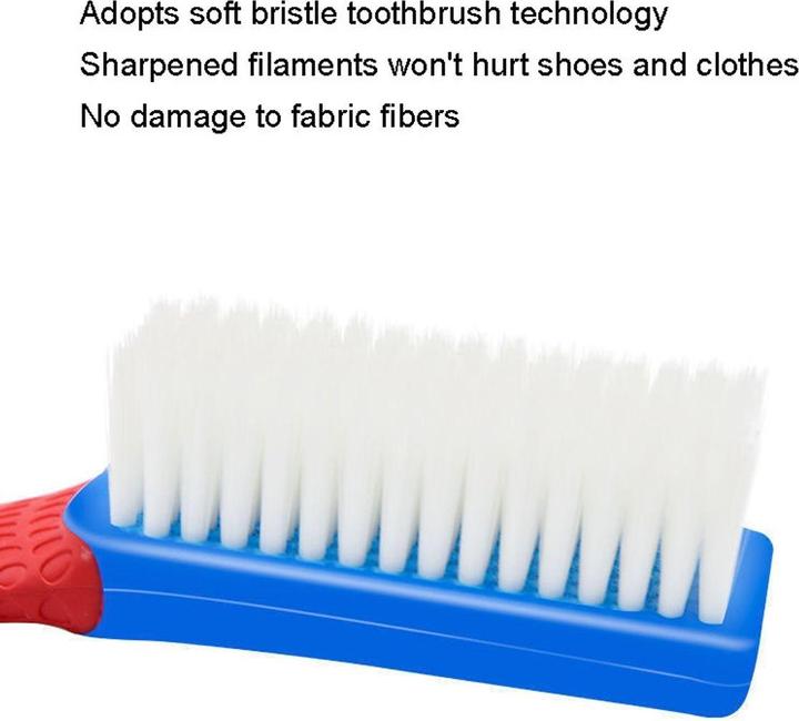 Actual product image König Design Shoe polish brush Shine brush with handle and natural bristles Multifunctional nano brush