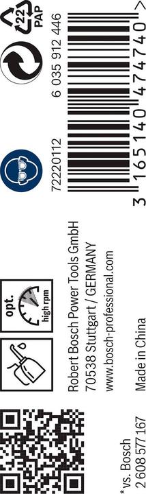 Immagine prodotto Bosch Professional Zubehör Trapano PRO Metal HSS-G, 1,3 x 16 x 38 mm (1,3 mm)