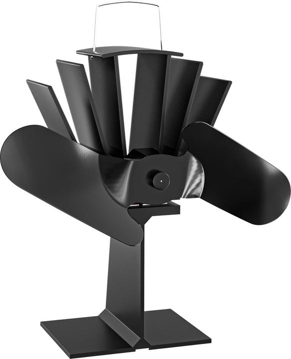 Immagine prodotto Wiltec Ventilatore per stufa senza corrente a 2 pale Ventilatore per stufa