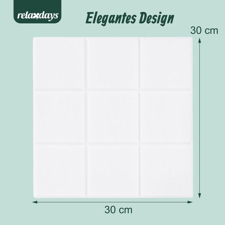 Produktbild Relaxdays 12x Filzpinnwand (Pinnwand, 30 x 10 cm)