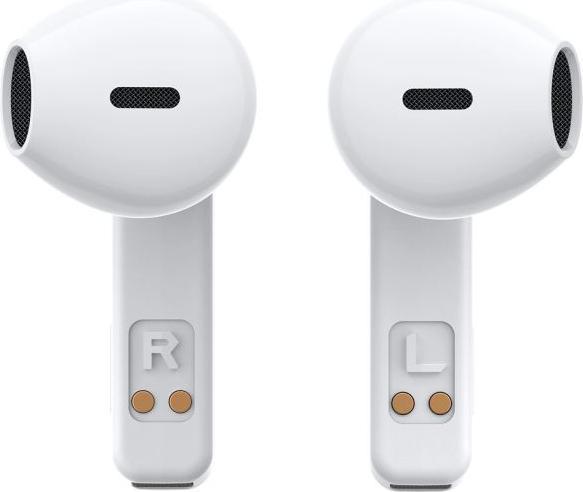 Actual product image Joyroom TWS JR-TC1 IceLens Series wireless headphones with LED lights - white (4 h, Wireless)