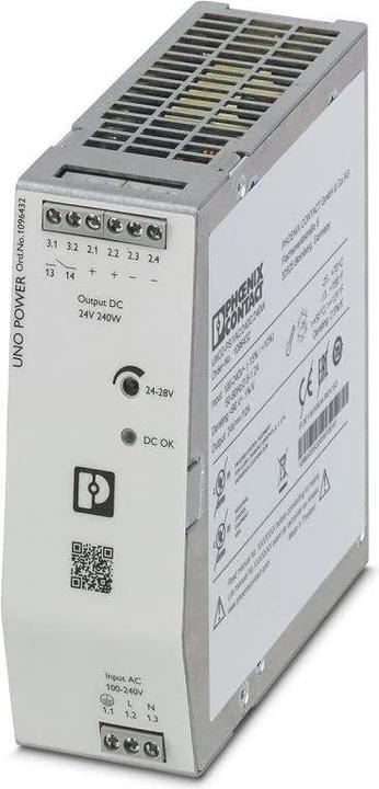 Produktbild Phoenix Contact 1096432 UNO2-PS/1AC/24DC/240W Stromversorgung
