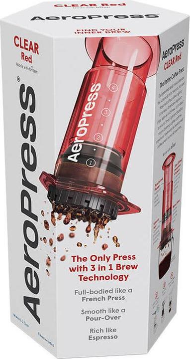 Image du produit Aeropress Coffee Maker, Clear Red (0.28 l)