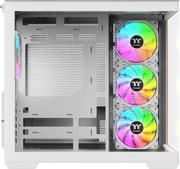 Produktbild Thermaltake Geh View 380 WS Midi Tower "ARGB Snow" White retail (Mini-ITX, ATX, mATX)