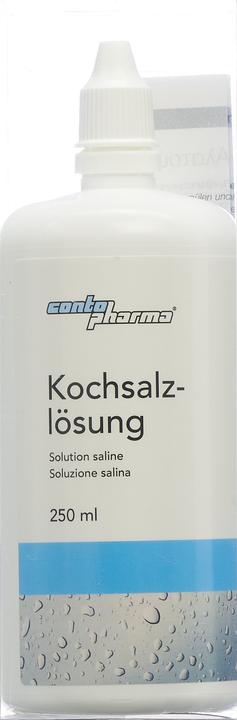 Actual product image Contopharm Kochsalzlösung (Saline solution Lens solution, 250 ml)
