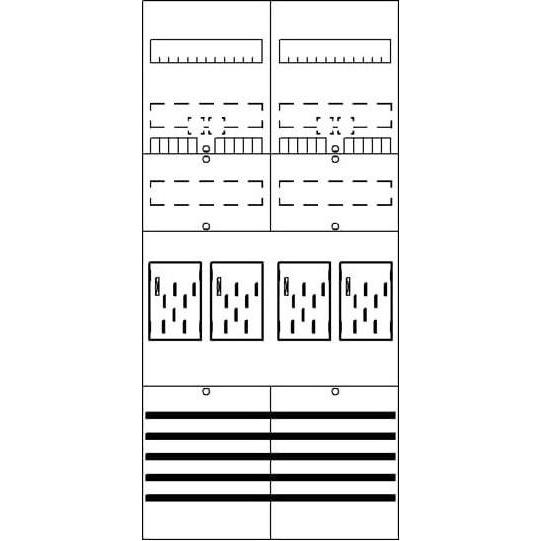 ABB, Verteilerschrank, STRI UP-Kleinverteiler