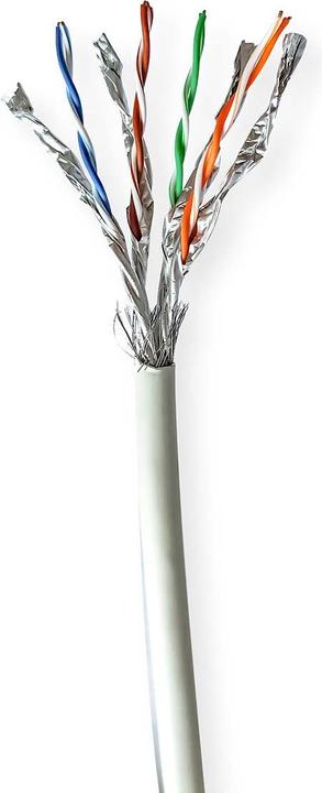 Immagine prodotto Nedis Rotoli di cavi di rete | CAT7 | Solidi | S/FTP | Rame | 100,0 m | Indoor | Round | LSZH | (S/FTP, CAT7, 100 m)