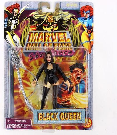 ToyBiz Black Queen - Classic 1996 Marvel Hall of Fame She-Force