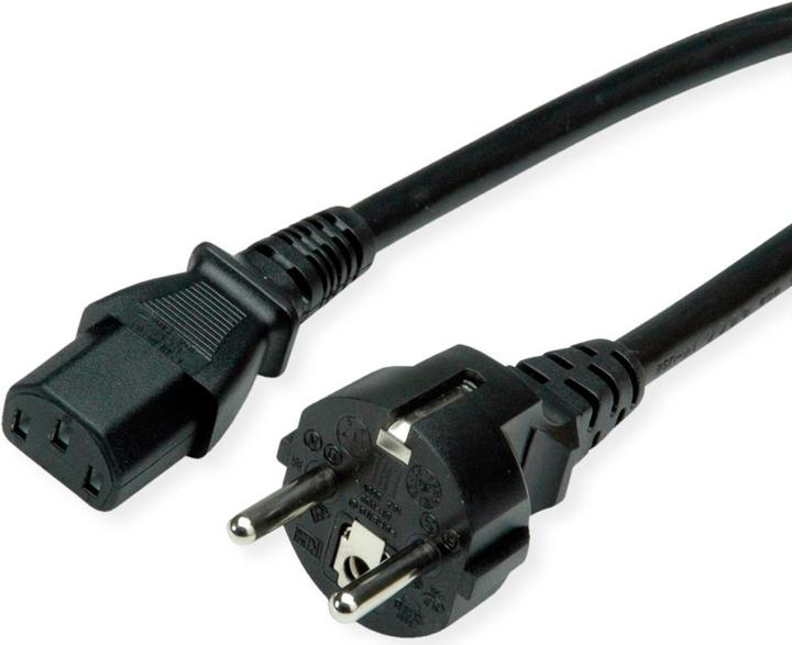 Produktbild Roline Netzkabel CEE7/7 gerade+ IEC-C13 gerade 1.8m (1.80 m)