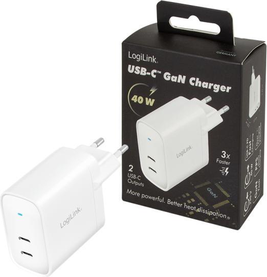 Image du produit LogiLink Adaptateur de prise USB (40 W, 1 portion)