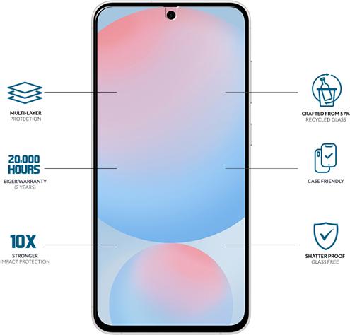 Immagine prodotto Eiger Eiger Mountain Impact clear (2 pz., Samsung Galaxy S26)