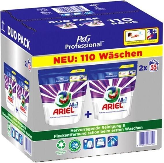 Produktbild Ariel Professional All-in-1 Color (110 Waschgänge, Waschpods)