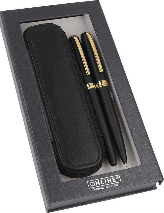 Produktbild Online Set Füllhalter / Kugelschreiber (Schwarz, 2 x)