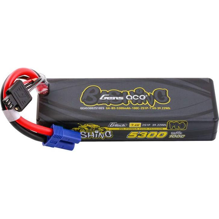 Gens Ace G-Tech 5300mAh 7.4V 100C 2S1P Lipo z EC5 (7.40 V, 5300 mAh)
