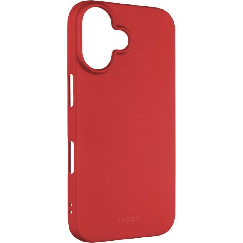 Fixed Story Back Custodia gommata per Apple iPhone 16 rosso / post vendita (Apple iPhone 16), Cover smartphone, Rosso