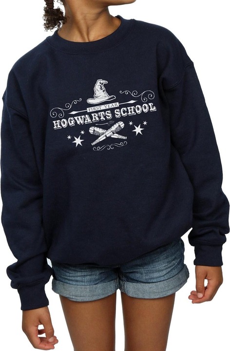 Actual product image Girls Hogwarts First Year Sweatshirt (128)