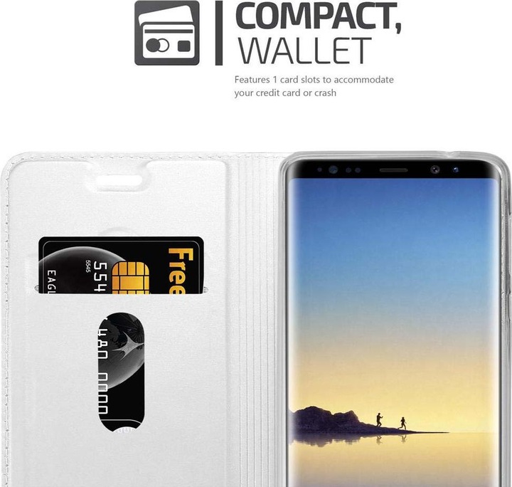 Actual product image Cadorabo Book Classy Style Cover (Samsung Galaxy Note 8)