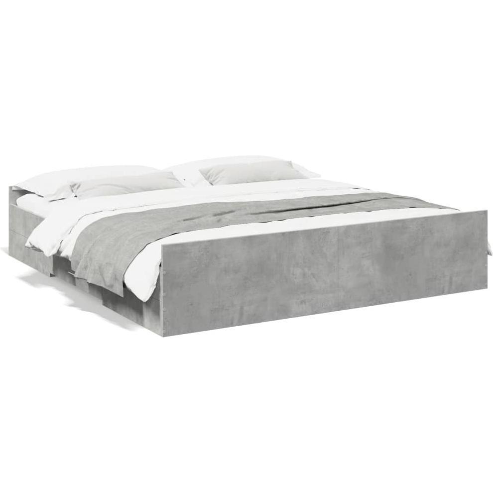 VidaXL, Bett, Bettgestell mit Schubladen (180 x 200 cm)