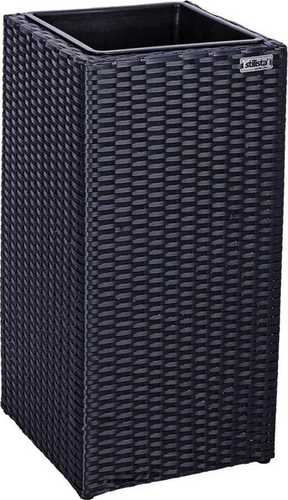 Stilista Pflanzkübel Säule, schwarz (26 cm)