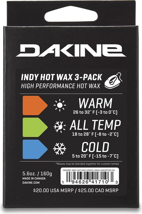 Dakine Indy Hot Wax 3-Pack 2023