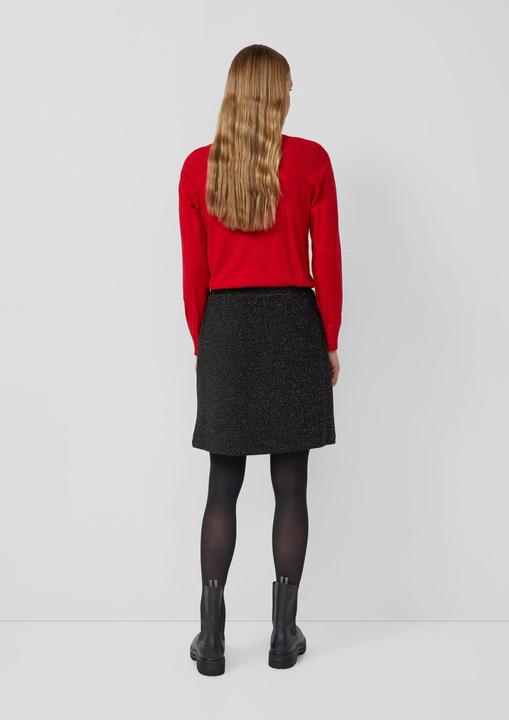 Produktbild s.Oliver Rock Kurzer Strickrock mit Glitzergarn (48)