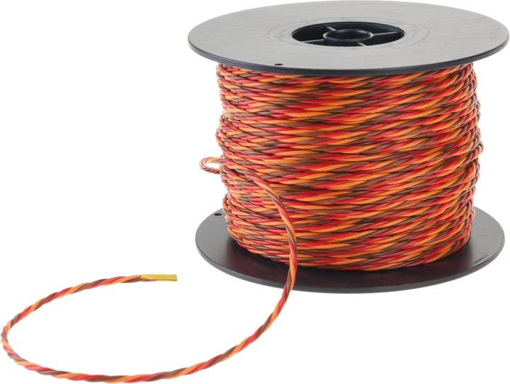 Produktbild Muldental Servokabel verdrillt 100m JR/Graupner