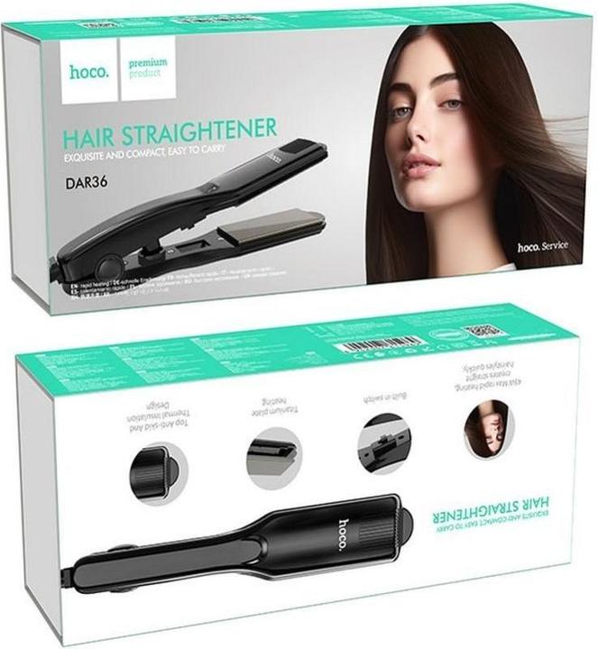 Actual product image Hoco Other Hair straightener DAR36 black