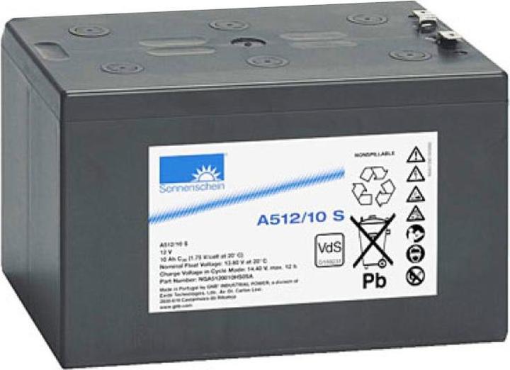 Tadiran Sonnenschein Dryfit A512/10 S lead battery, VDS No.: G189231 (12 V, 10 Ah)