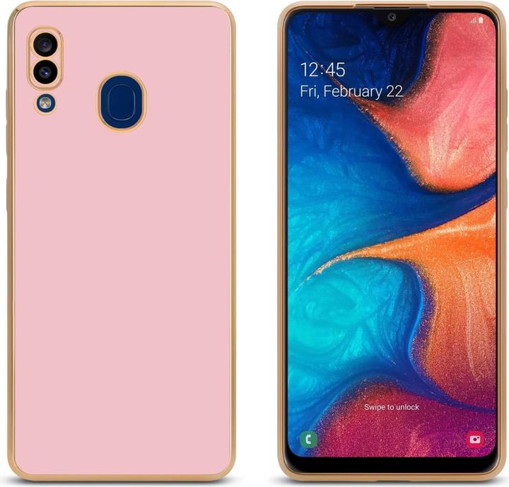 Actual product image Cadorabo Case for Samsung Galaxy A20 / A30 / M10s in TPU with camera protection LM130 Style (Samsung Galaxy A20, Samsung Galaxy M10s, TCL A30)