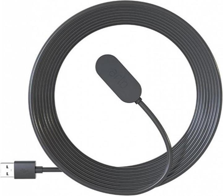 Arlo magnetisches Innenladekabel 2.4 m schwarz (Stromkabel, Netzwerkkamera Zubehör)