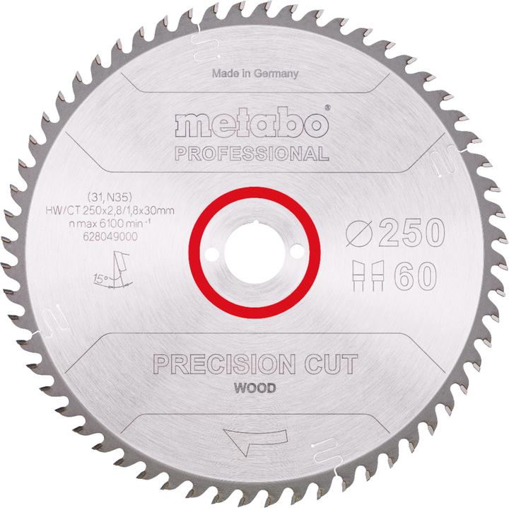 Productafbeelding Metabo Cirkelzaagblad HW/CT