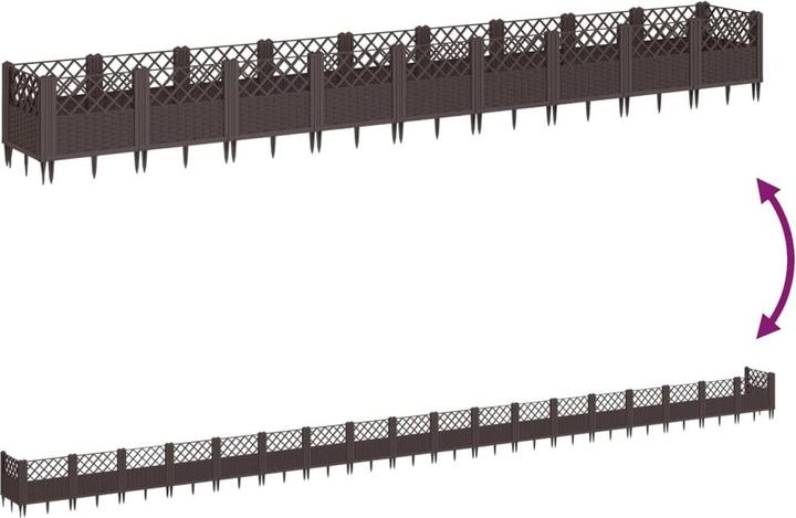 Produktbild vidaXL Pflanzkasten (36.35 x 43.50 x 43.50 cm)