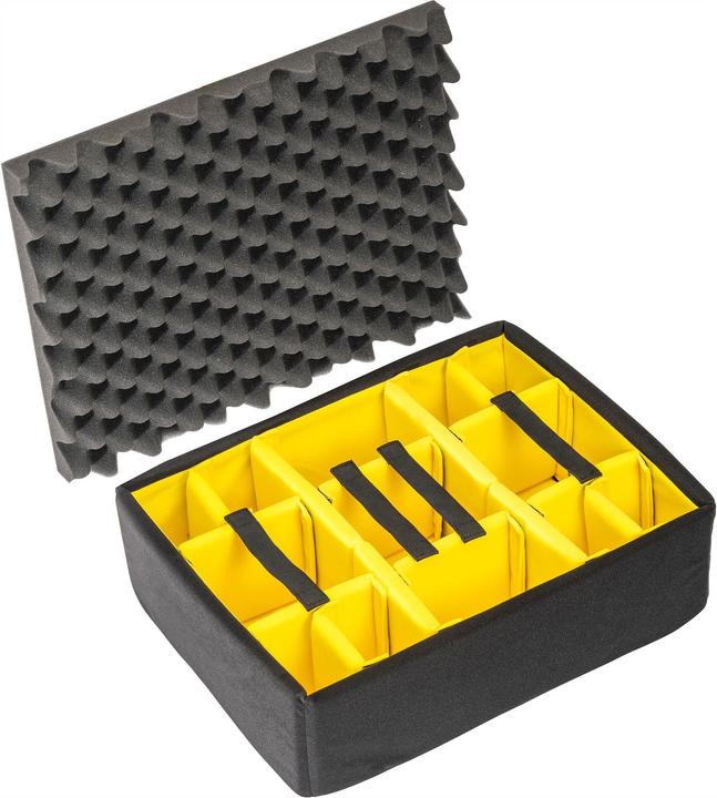 Actual product image Peli 1555 Compartmentation system for Case 1550 (Camera inner pocket)