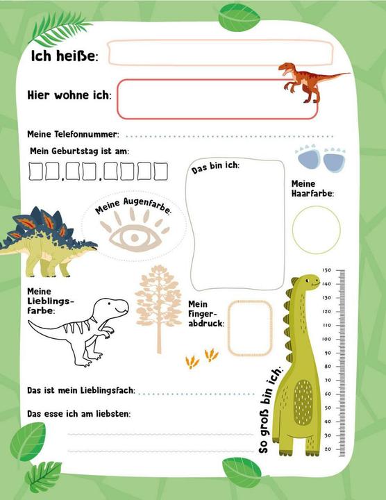 Actual product image Kritzel-Kratzel-Buch Meine Schulfreunde (Dinos)