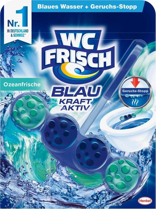 Actual product image WC Frisch Kraft-Activ Blauspüler Ozean