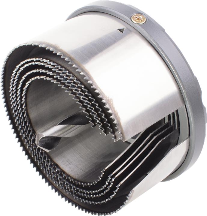 Actual product image wolfcraft 1 super hole saw set ø60,68,74,80,95mm (10 mm)