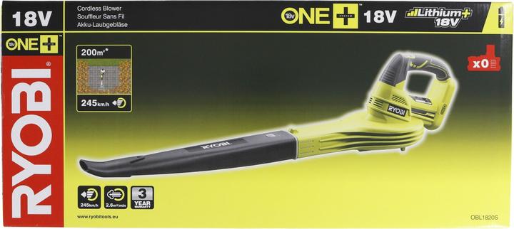 Image du produit Ryobi OBL1820S (Fonctionnement sur batterie, Souffleur de feuilles)