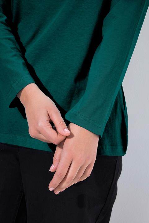 Produktbild Ulla Popken Shirt, Slim, Rundhalsausschnitt, Langarm (58)