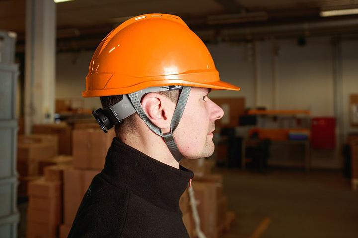 Produktbild Neo Industriehelm mit Kinnriemen, orange (52 - 64 cm)