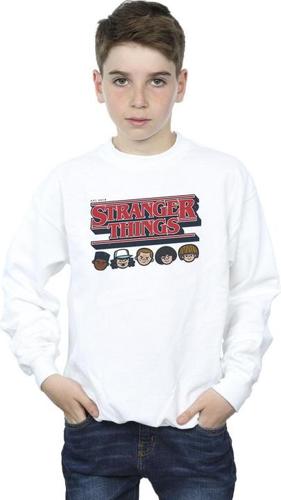 Produktbild Netflix Stranger Things Caricature Logo Sweatshirt Jungen (128)