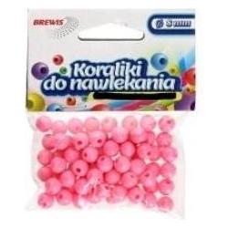 Brewis Rosa Perlen + Schnur 8mm 16g