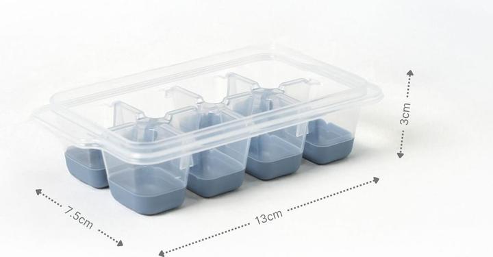 Produktbild B-Home Eiswürfelbehälter mit Deckel Eiswürfelform Eiswürfelschale